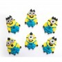 Cake Craft Minions Sugar Decorations - 6 piece pack