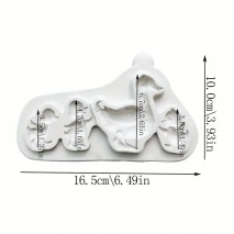 Silicone Mould Duck Family 4 Ducks