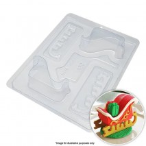 BWB Santa Sleigh Mould - 3 piece