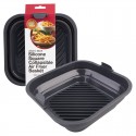 Daily Bake Silicone Square Collapsible Air Fryer Basket - 22x22cm