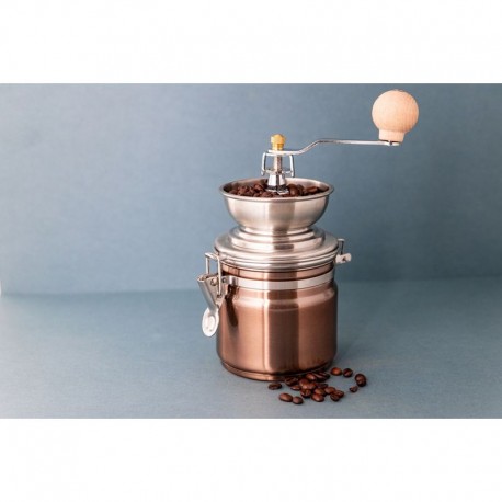 La Cafetiere Manual Copper Coffee Grinder