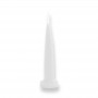 C&C Bullet Candles White 12pc