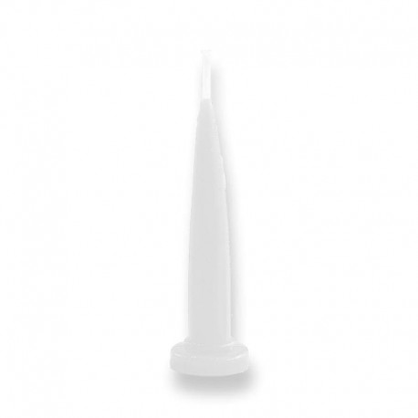 C&C Bullet Candles White 12pc