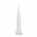 C&C Bullet Candles White 12pc