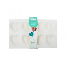 Sugar Crafty Silicone Mould - Geo Hearts 8 cavaties