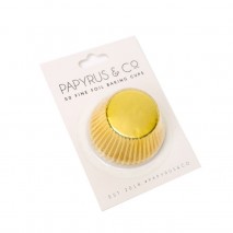 Papyrus Medium Foil Baking Cups - 44mm 50 pack Gold