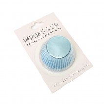 Papyrus Medium Foil Baking Cups - 44mm 50 pack Pastel Blue