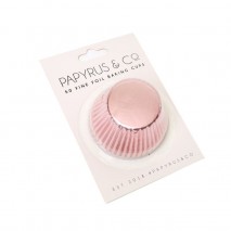 Papyrus Medium Foil Baking Cups - 44mm 50 pack Pastel Pink