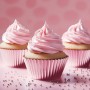 Papyrus Medium Foil Baking Cups - 44mm 50 pack Pastel Pink