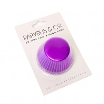 Papyrus Standard Foil Baking Cups - 50mm 50 pack Purple