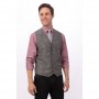 Chef Works Grey Mens Fairfax Vest Chef Works,Cooks Plus