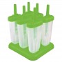 Appetito Groovy Ice Block Mould - Green Set 6