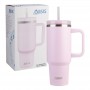 Oasis Stainless Steel Double Wall Insulated Commuter Travel Tumbler 1.2L Pnk Lemonade