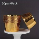 Muffin Cup Foil Gold 50pcs