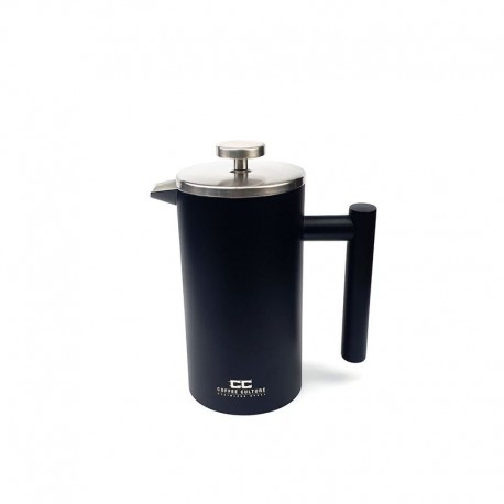 Coffee Culture Matte Black French Press/Plunger 80mml