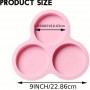 Silicone Air Fryer Egg Pan 3 cavity 1pc