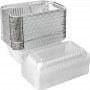 Dispos Foil Baking Rec w/lid 20x11.1x5.5