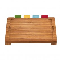 Durable Lightweight Peer Sorensen Acacia Wood Long Grain Cutting Board  Brown