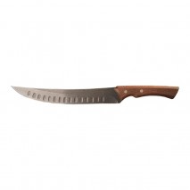 Tram Churr Blk Butcher Knife 25cm Woodh