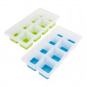 Appetito Easy Release 8 Cube Square Ice Tray Set of 2