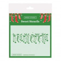 SSticks Stencil Xmas Stockings