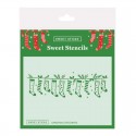 Sweet Sticks Stencil - Christmas Stockings