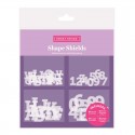 Sweet Sticks Shape Shields - Alphabet and Numbers