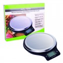 Acurite Round Stainless Steel Digital Kitchen Scale 1g/5kg