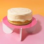 C&C Plateau Gateau 3 piece Cake Stand - Pink & White