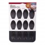 Daily Bake Silicone 12 Cup Madeline Pan - Charcoal