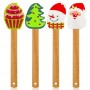 Silicone Spatula 23cm -Christmas Cupcake