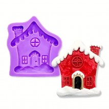 Silicone Mould Gingerbread Xmas House