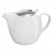 Avanti Camelia Ceramic Teapot 750ml Pure White Avanti