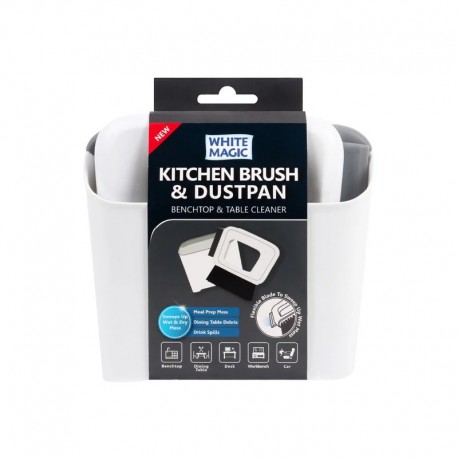 White Magic Kitchen Brush & Dustpan