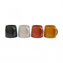 CCulture Coff & Tea Mug Rustic 450ml 4pc