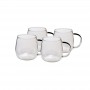 CCulture  Arlo 400ml Sgle wall mug 4pc