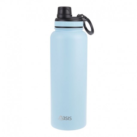 Oasis Insulated Challenger Sports Bottle - 1.1L Island Blue