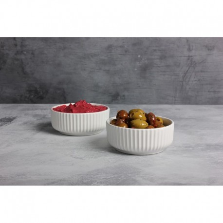 G&T 4pc Ceramic Dip Bowls White