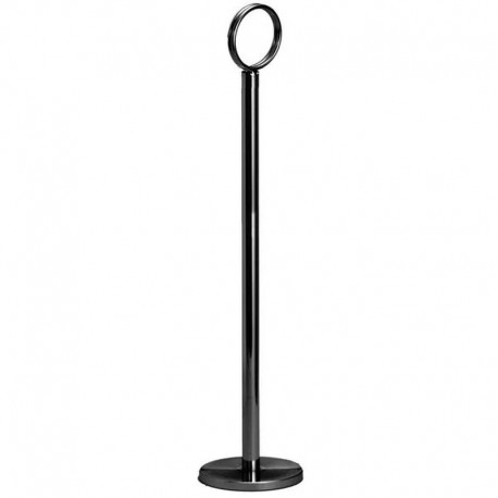 Chef Inox Table Number Stand - Black 20cm