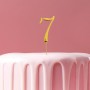 C&C Cake Topper Gold - Number 7 - 7cm