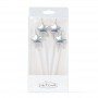 C&C Candles Silver Star Picks x 4