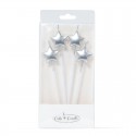 C&C Candles Silver Star Picks x 4