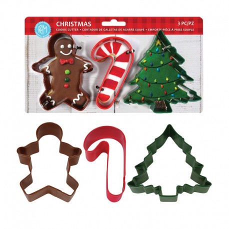 D.Line Xmas Cookie Cutter 3pc Set