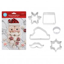 D.Line Santa Centrepiece Cut 6pc Set