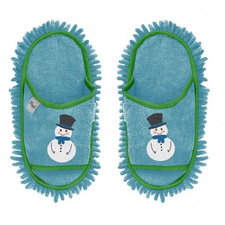 Vigar Frosty the Snowman Microfibre Cleaning Slippers