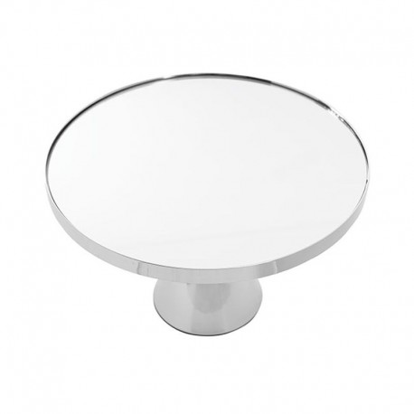 Koch Silver Metal Cake Stand 35x21cm