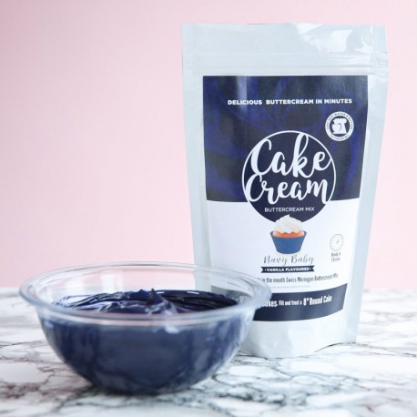 Cake Cream Swiss Meringue Buttercream - Navy Baby 400g