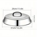 Stainless Steel Round Basting/BBQ Cover 30.48cm