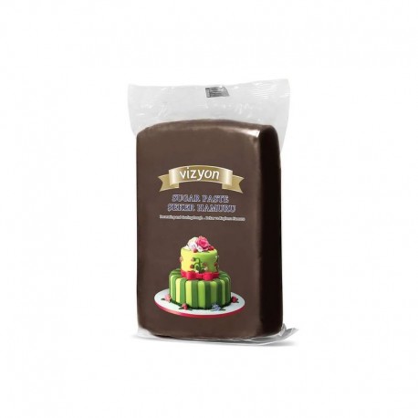 Vizyon Sugar Paste - Brown 250g