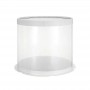 Cake Craft Clear Tube Cake Cylinder 8x8x8 inch